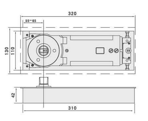 【福莱斯实用热销产品 SG-838C】价格,厂家,图片,地弹簧,高要市胜业金属制品厂-